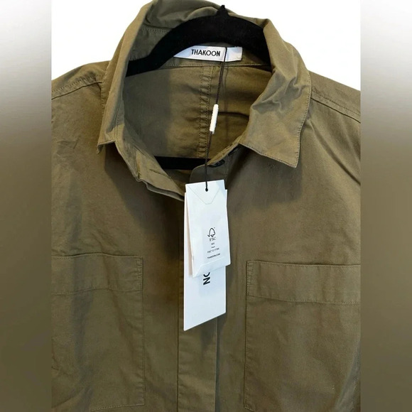 Thakoon NWT Utility jumpsuit in olive size XS - Picture 6 of 11